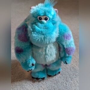 Disney Store Monsters Inc SULLEY Sullivan Pixar Blue Stuffed Animal Plush 12"